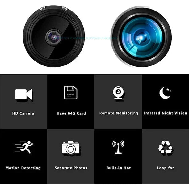 Mini Wireless Magnetic HD Security Camera