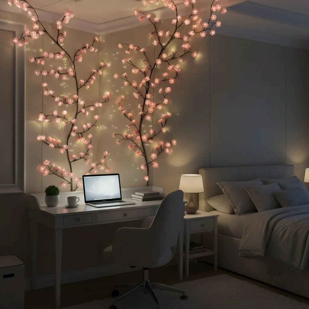 Bendable LED Cherry Blossom Branch Lights