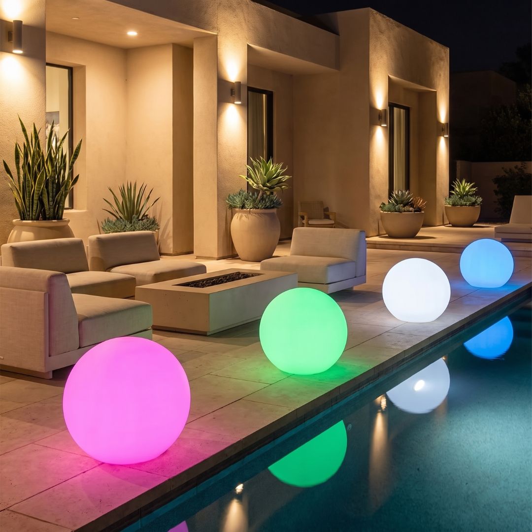 Solar Outdoor Waterproof Globe Light