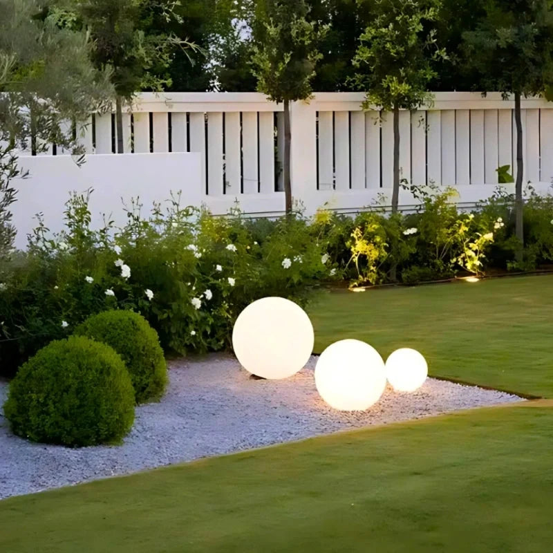 Moon Color-Changing Spherical Outdoor Garden Light
