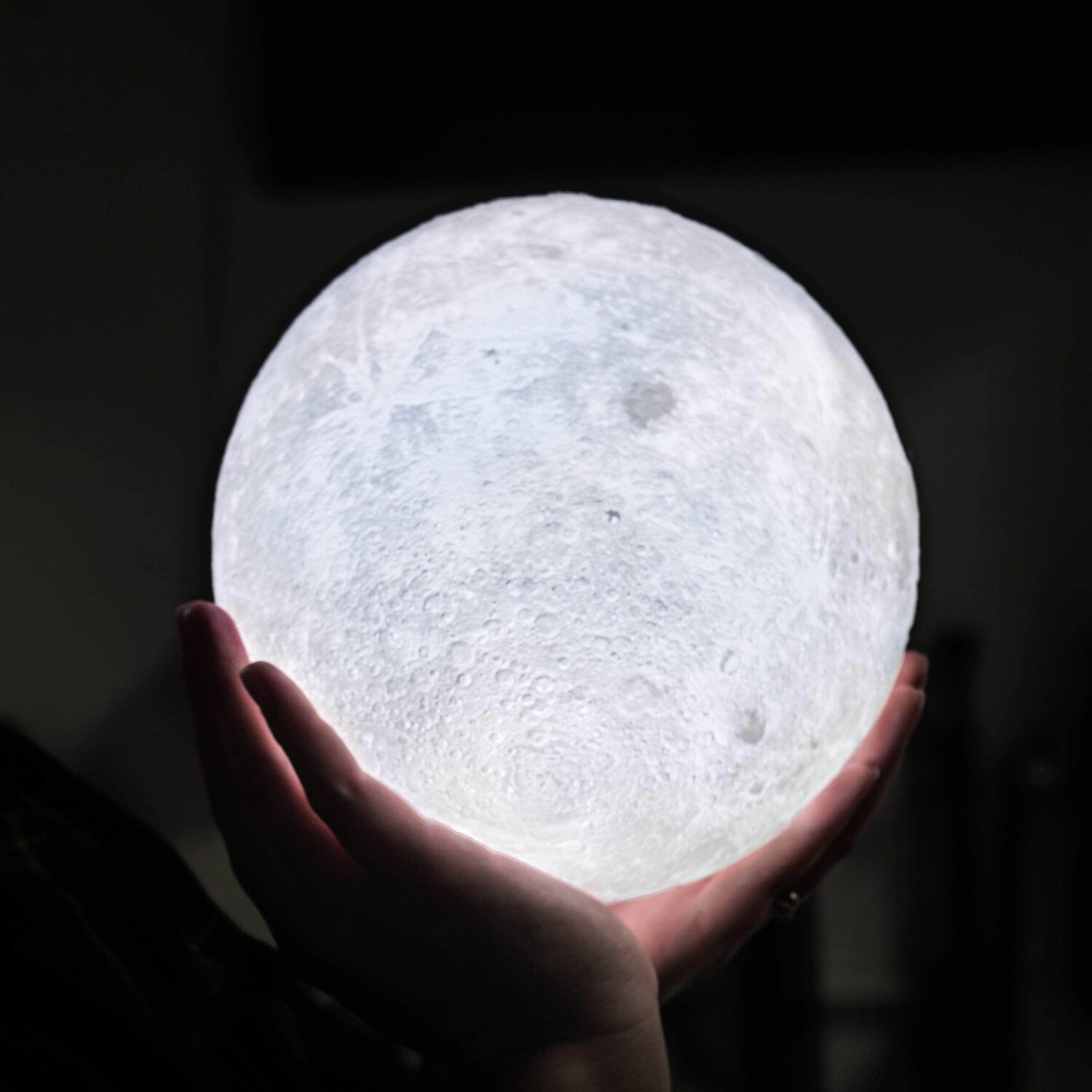 3D Touch-Control Moon Lamp