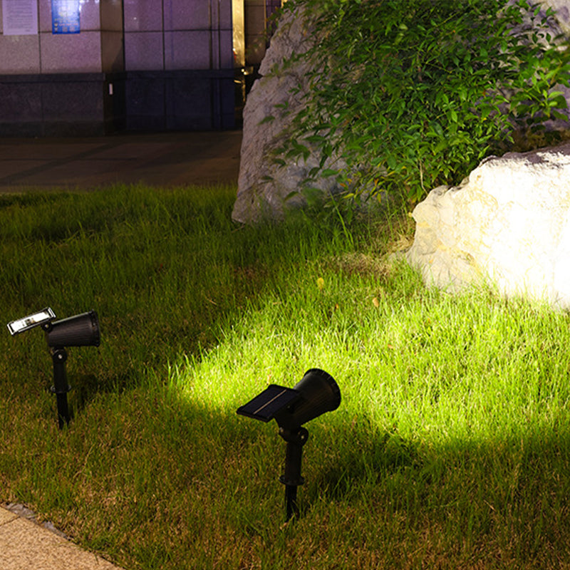Solar-Powered Color Changing Garden Spotlight