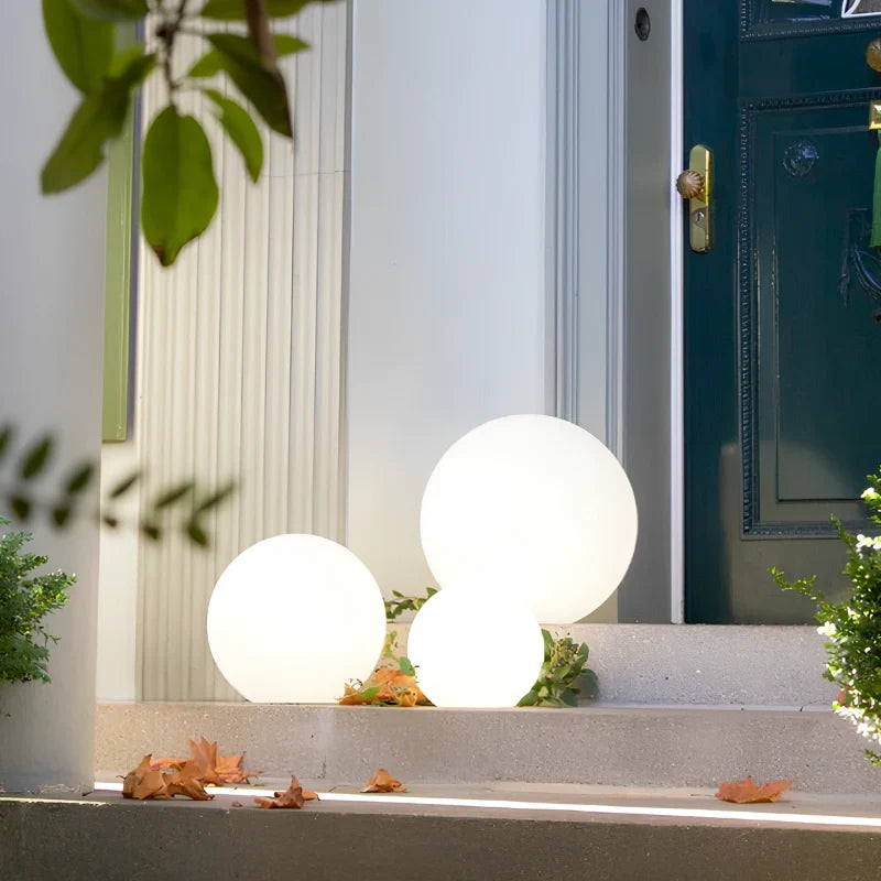 Moon Color-Changing Spherical Outdoor Garden Light