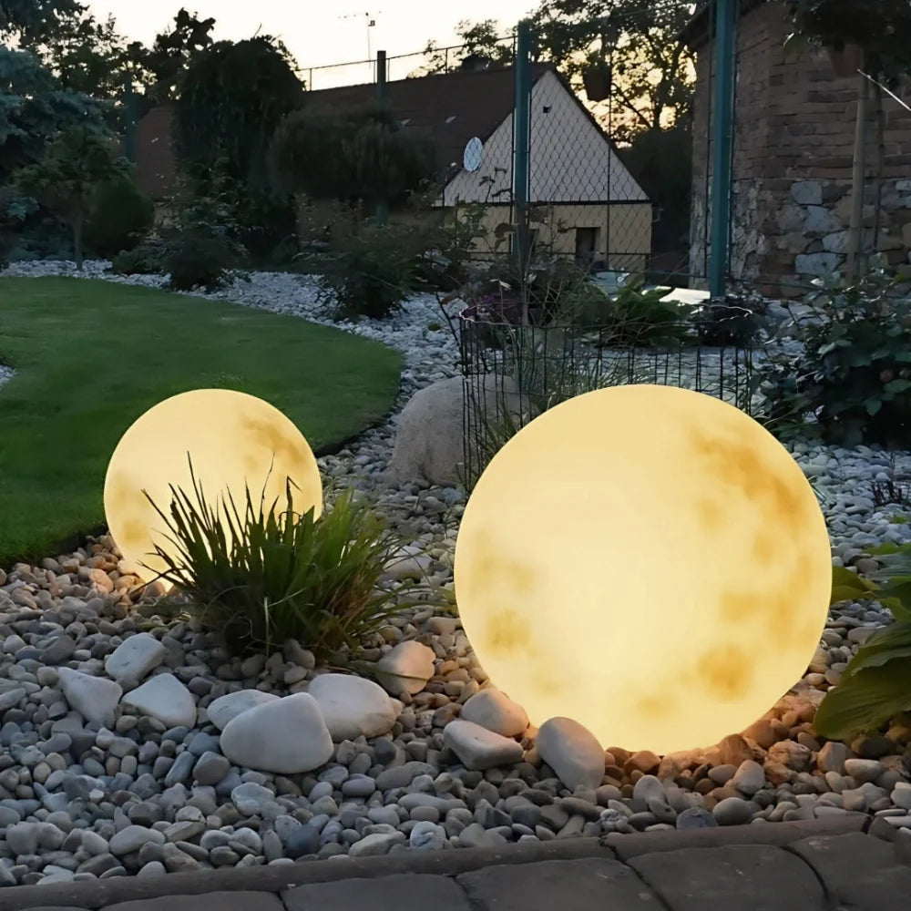 Moon Garden Solar, USB Rechargeable Light