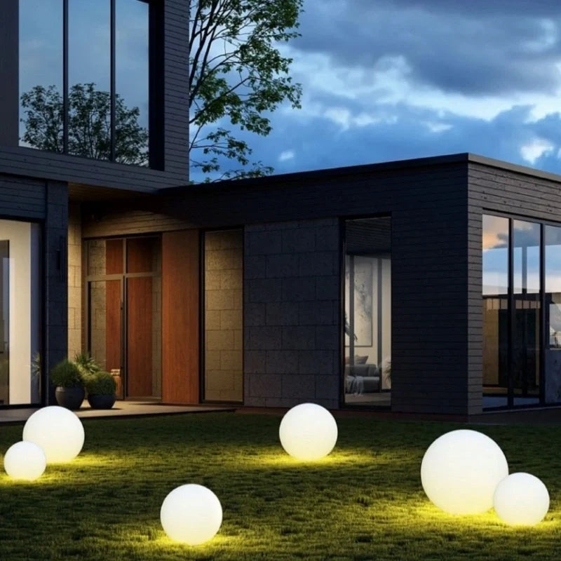 Moon Color-Changing Spherical Outdoor Garden Light