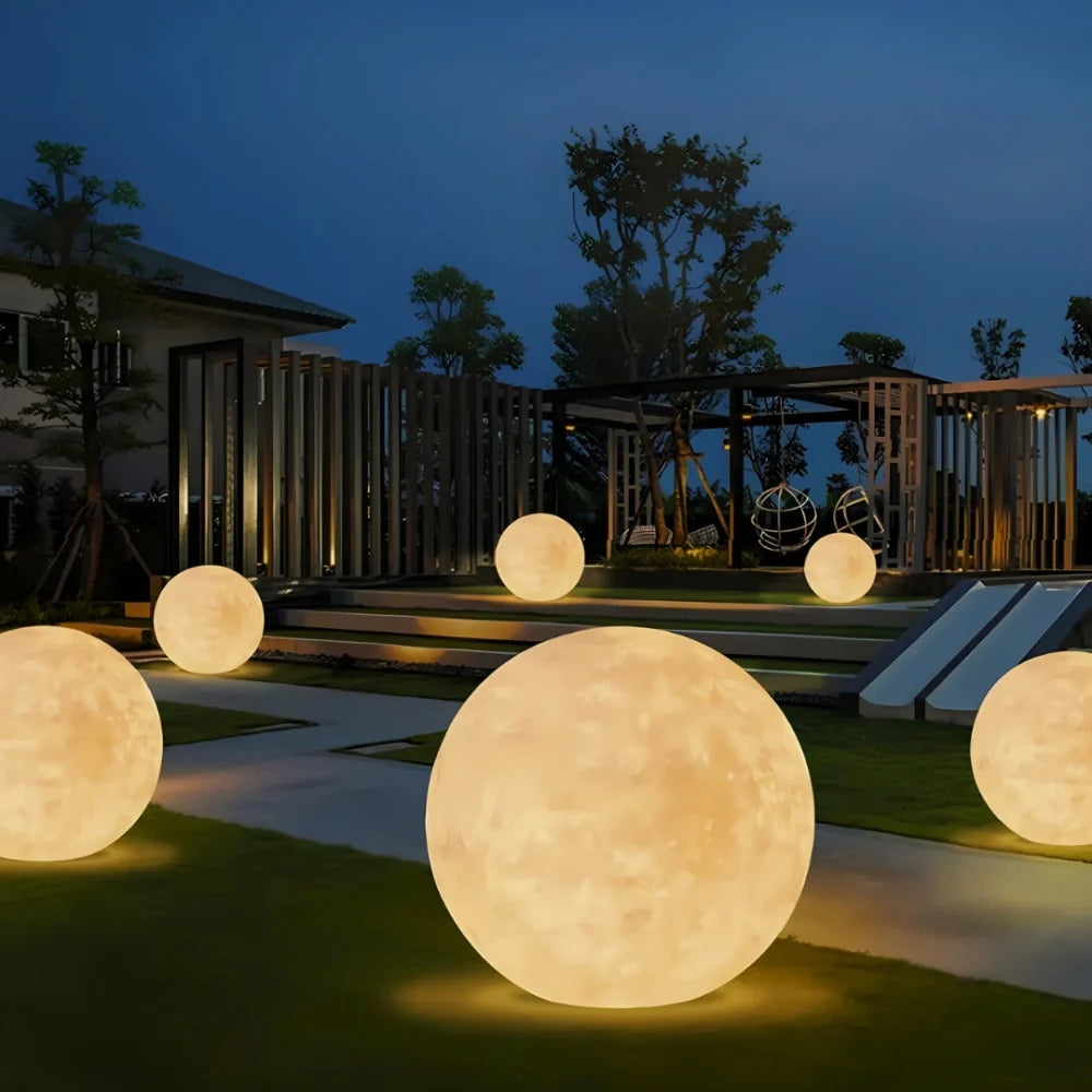 Moon Garden Solar, USB Rechargeable Light