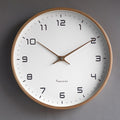 Nordic Minimalist Wooden Wall Clock Silent Scandinavian Design