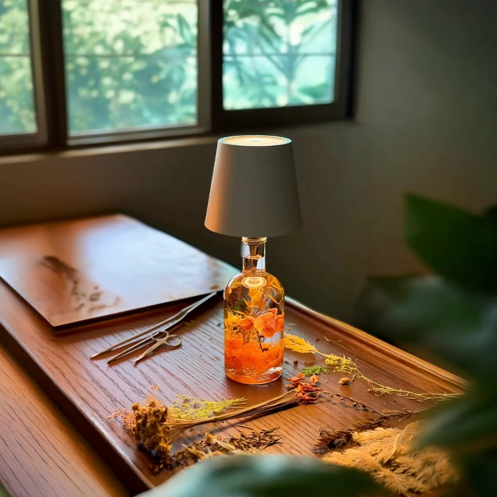 Art Rechargeable Bottle Lamp Light