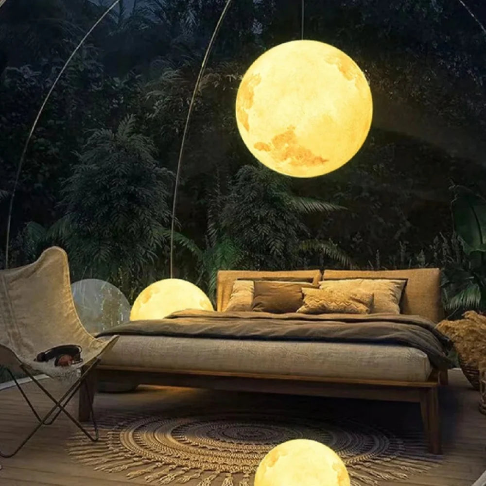 Moon Garden Solar, USB Rechargeable Light