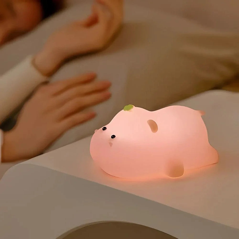 Squeezable Animal-Shaped Night Light, Kids bedroom