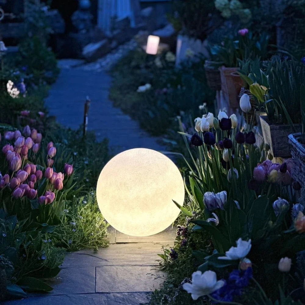 Moon Garden Solar, USB Rechargeable Light