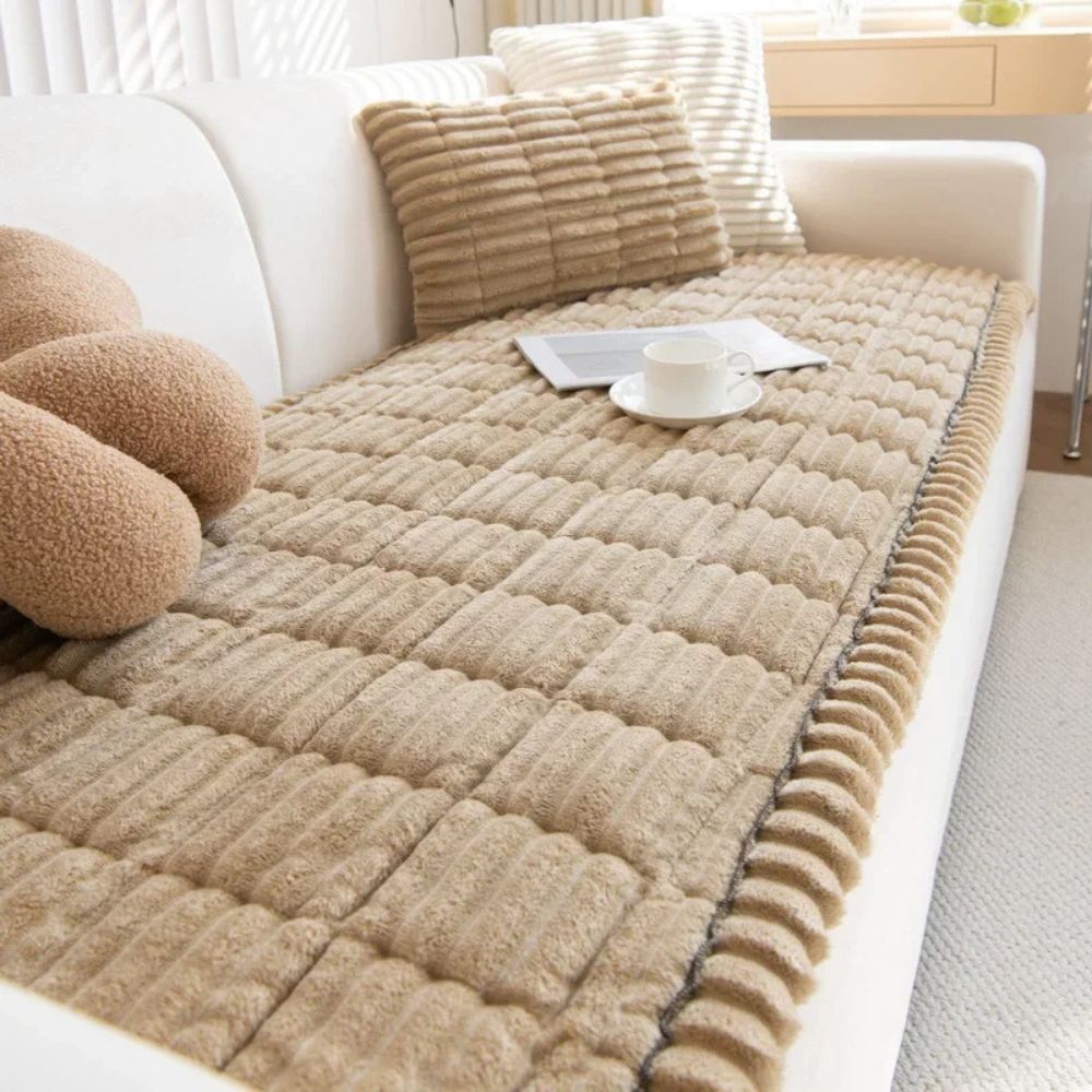Thick Flannel Non-Slip Sofa Slipcover