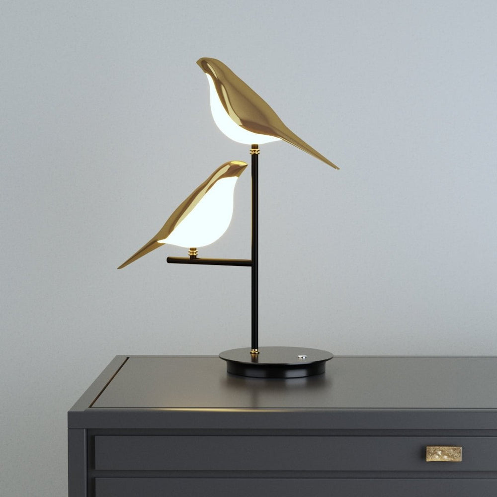 Nordic Golden Bird LED Table Lamp