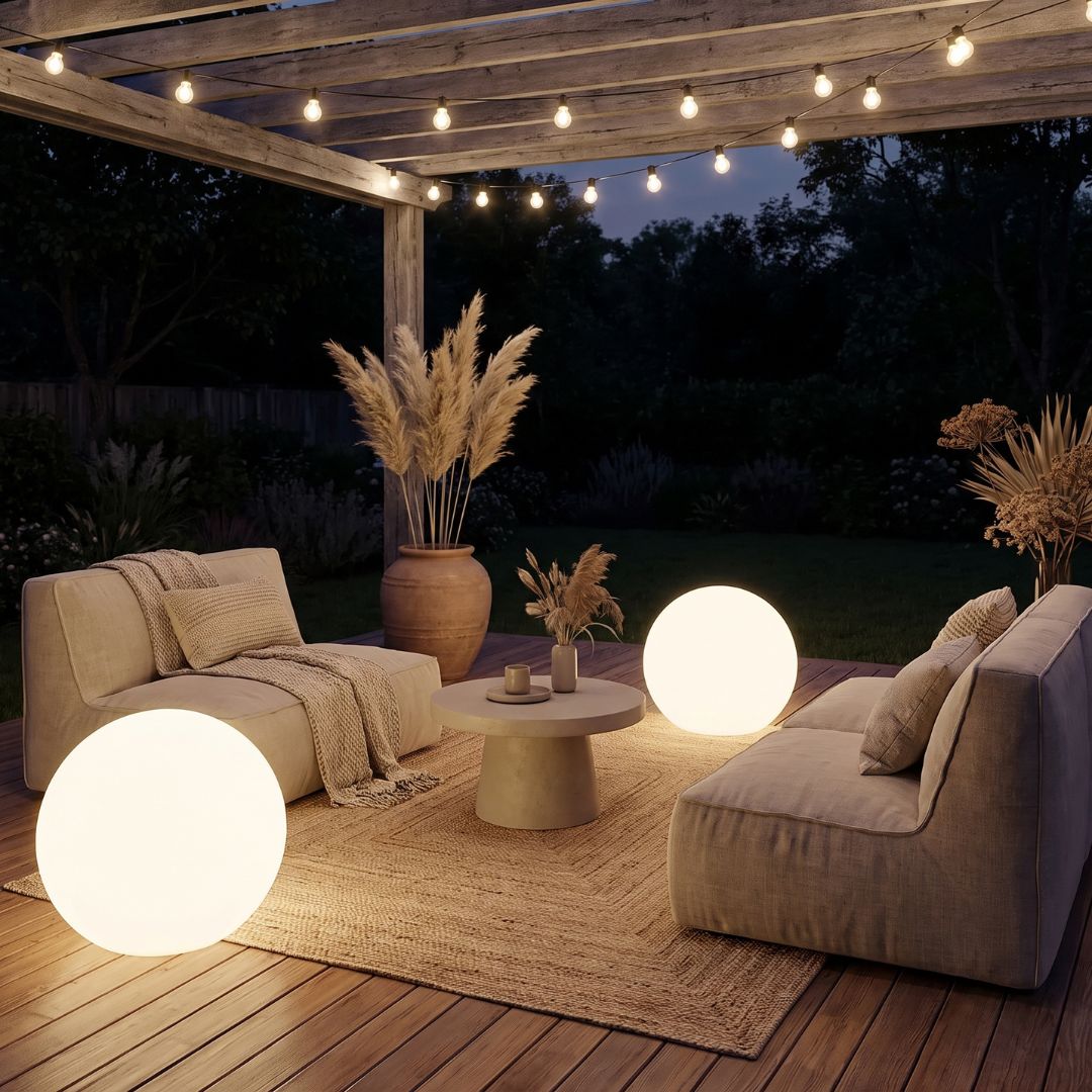 Solar Outdoor Waterproof Globe Light
