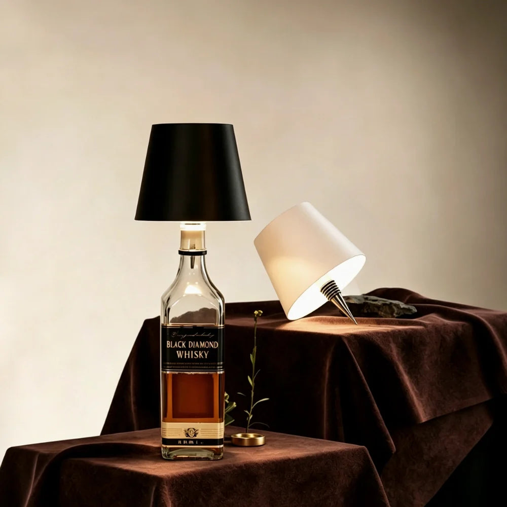 Art Rechargeable Bottle Lamp Light