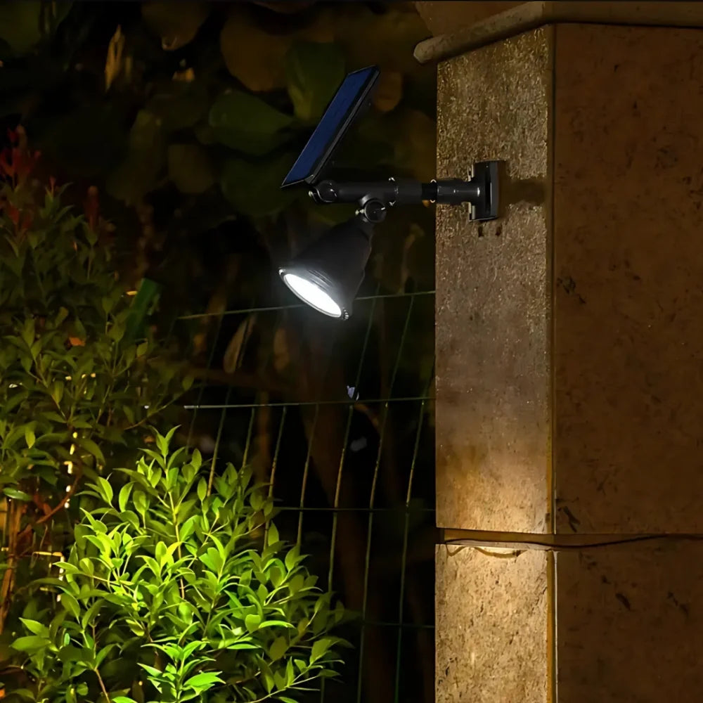 Solar-Powered Color Changing Garden Spotlight