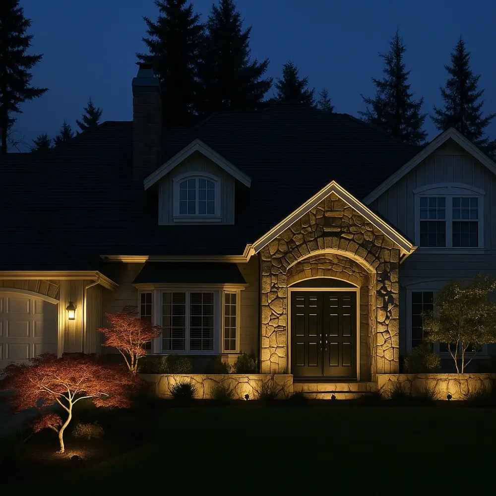 Solar-Powered Color Changing Garden Spotlight