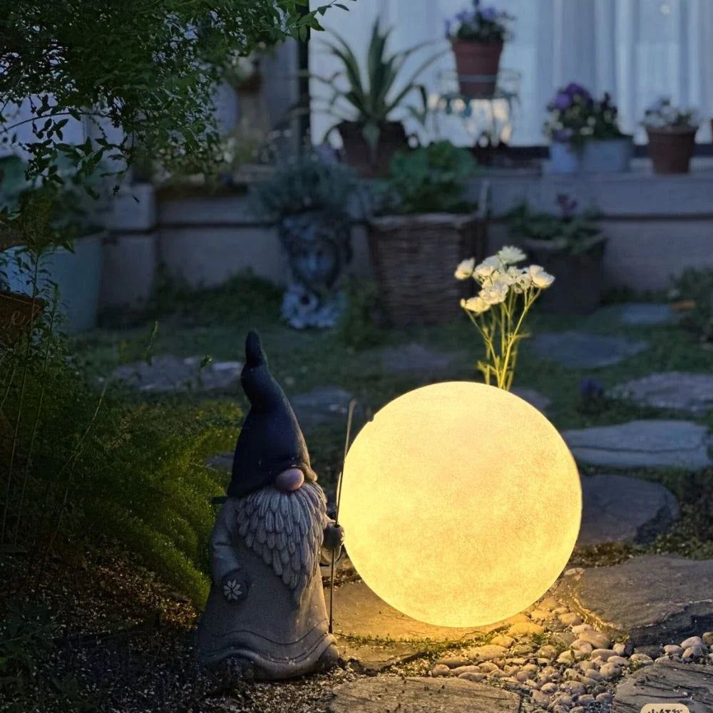 Moon Garden Solar, USB Rechargeable Light