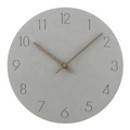 Nork Minimalist Wall Clock, Modern Wood Design