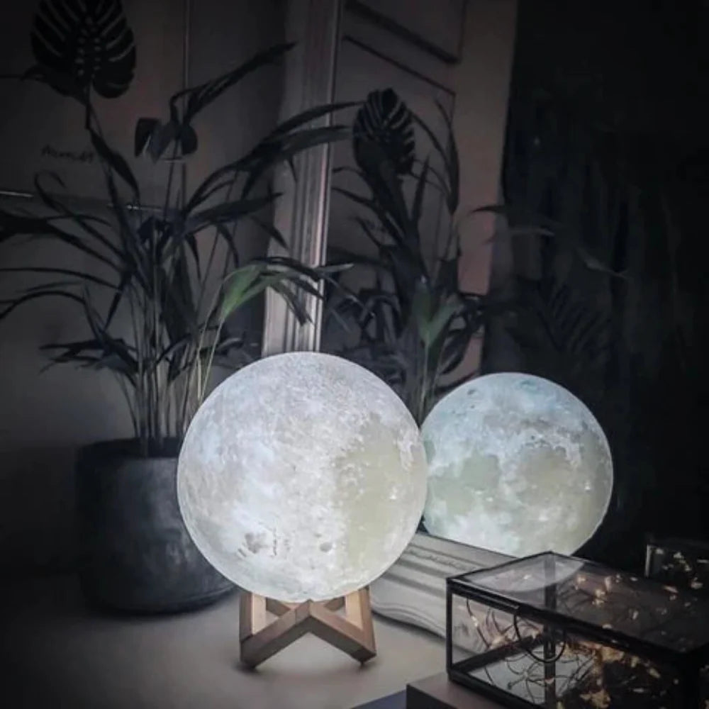 3D Touch-Control Moon Lamp