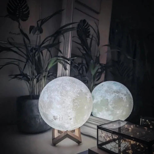 3D Touch-Control Moon Lamp