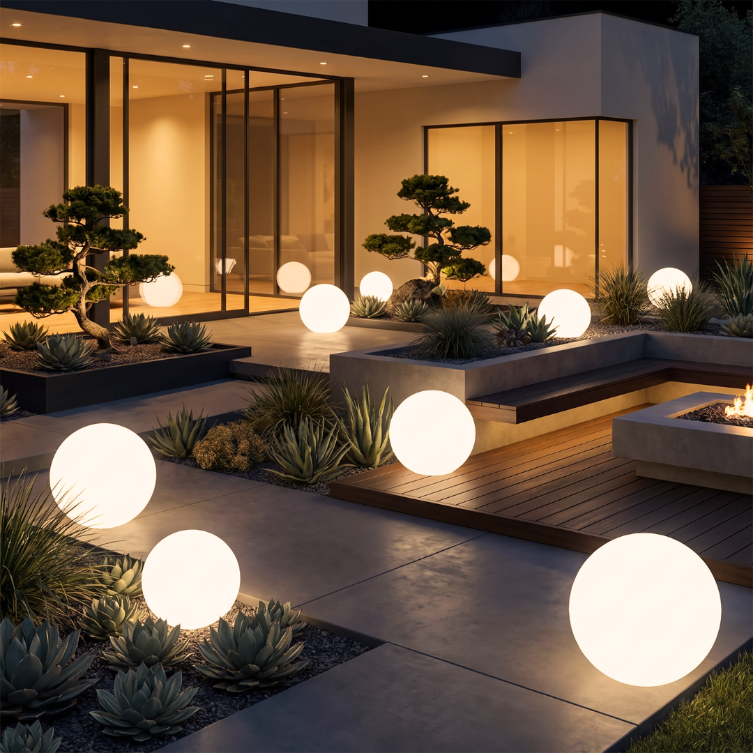 Solar Outdoor Waterproof Globe Light