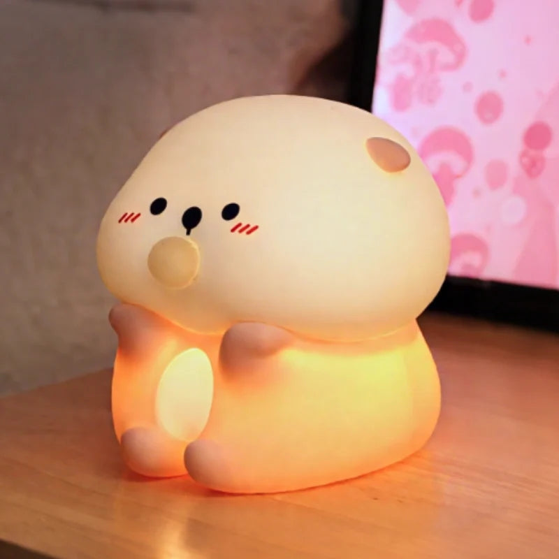 Squeezable Animal-Shaped Night Light, Kids bedroom