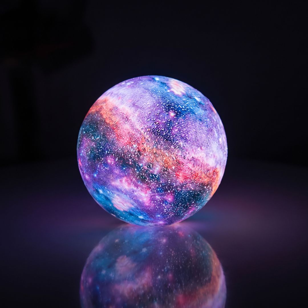 Galaxy Colorful 3d Printing Moon Lamp