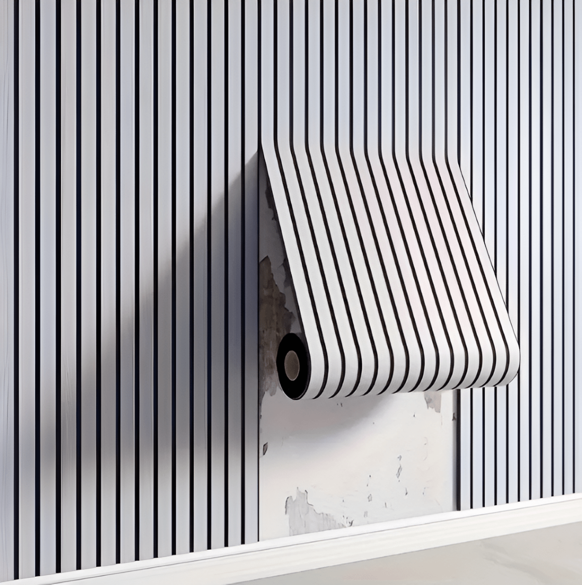 Peel-and-Stick Wood-Effect 3D Wall Panels