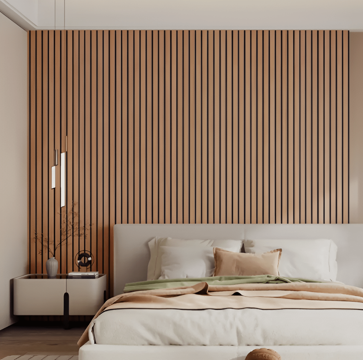 Peel-and-Stick Wood-Effect 3D Wall Panels