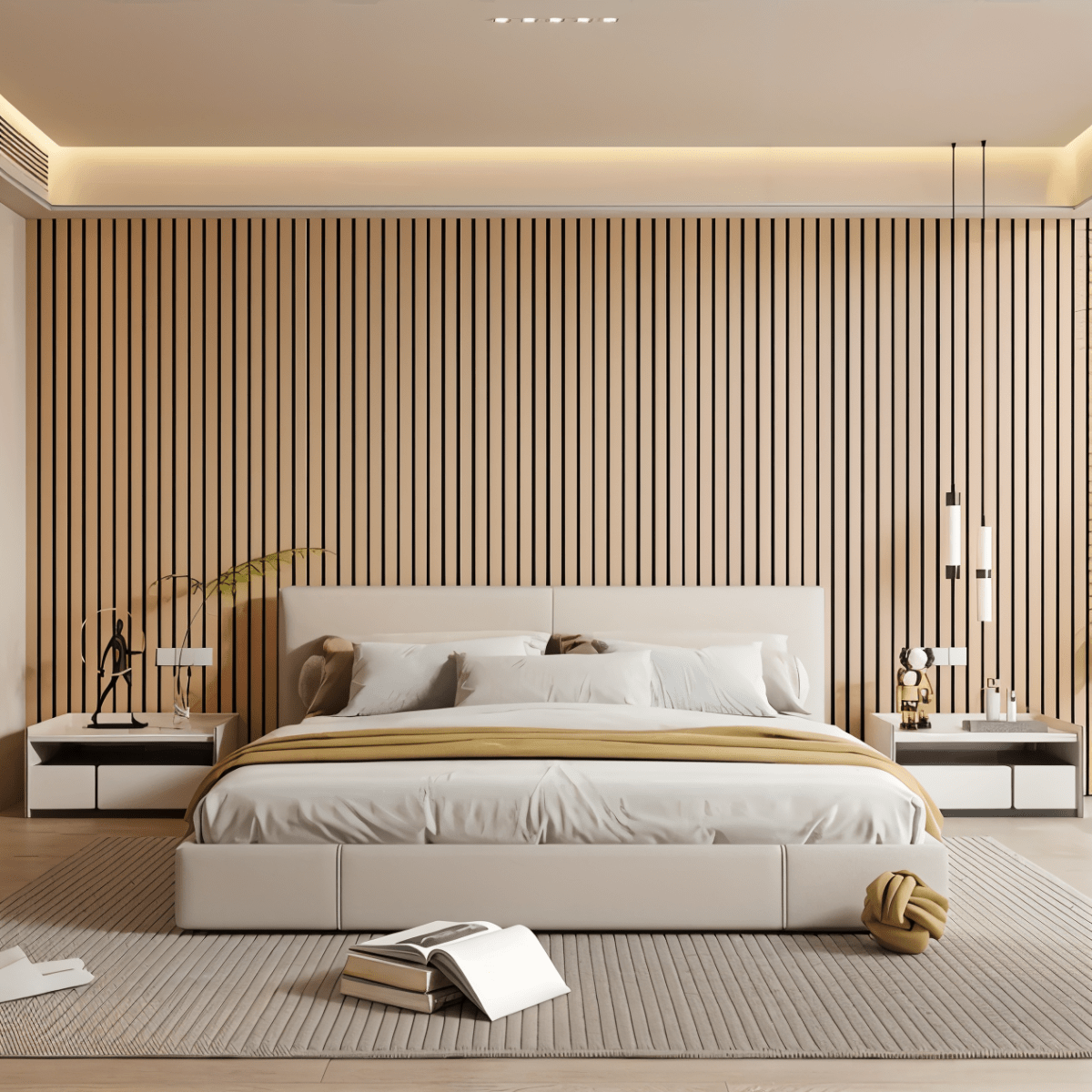 Peel-and-Stick Wood-Effect 3D Wall Panels