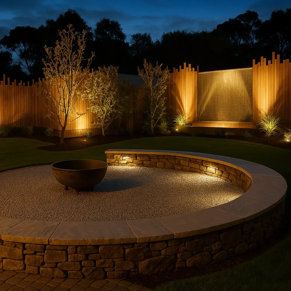 Solar-Powered Color Changing Garden Spotlight