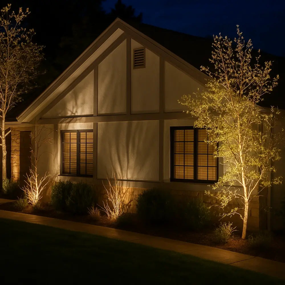 Solar-Powered Color Changing Garden Spotlight