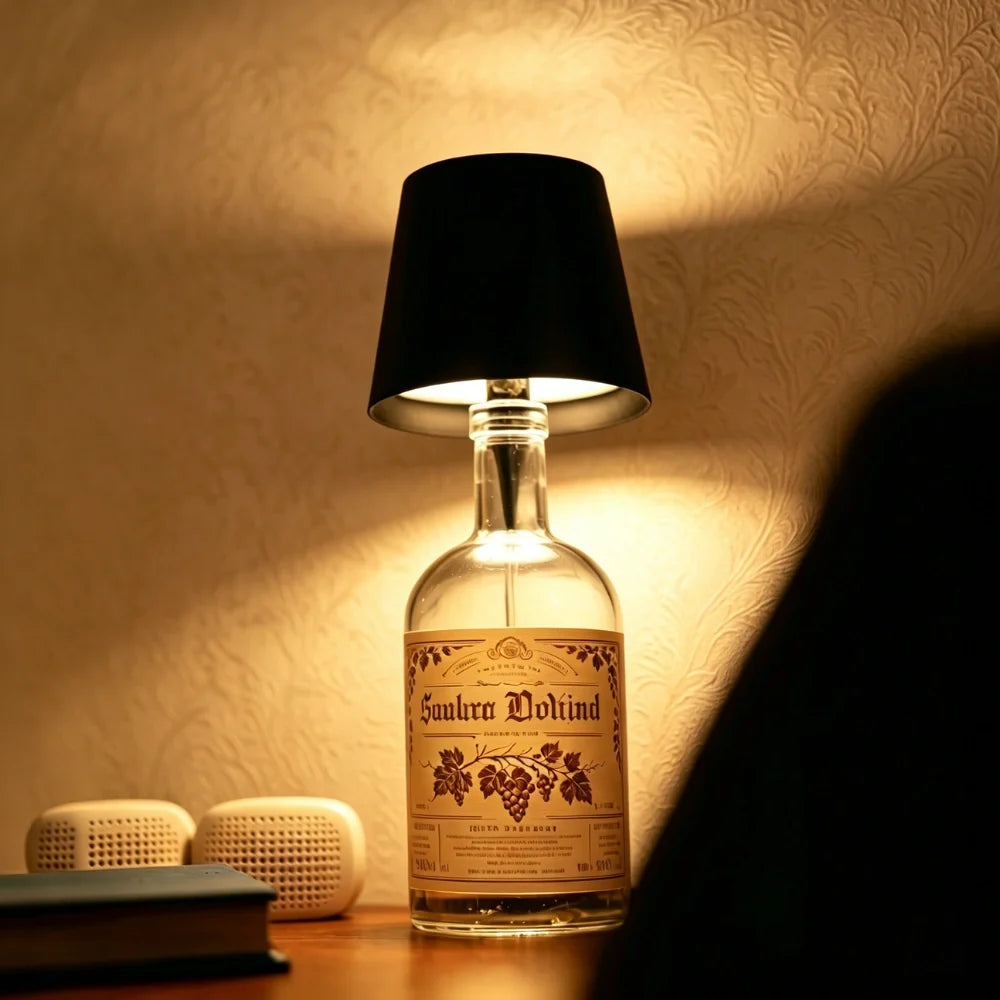 Art Rechargeable Bottle Lamp Light