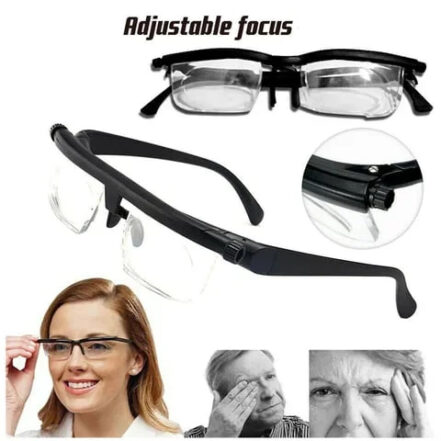 Adjustable-Focus Dial Reading Glasses