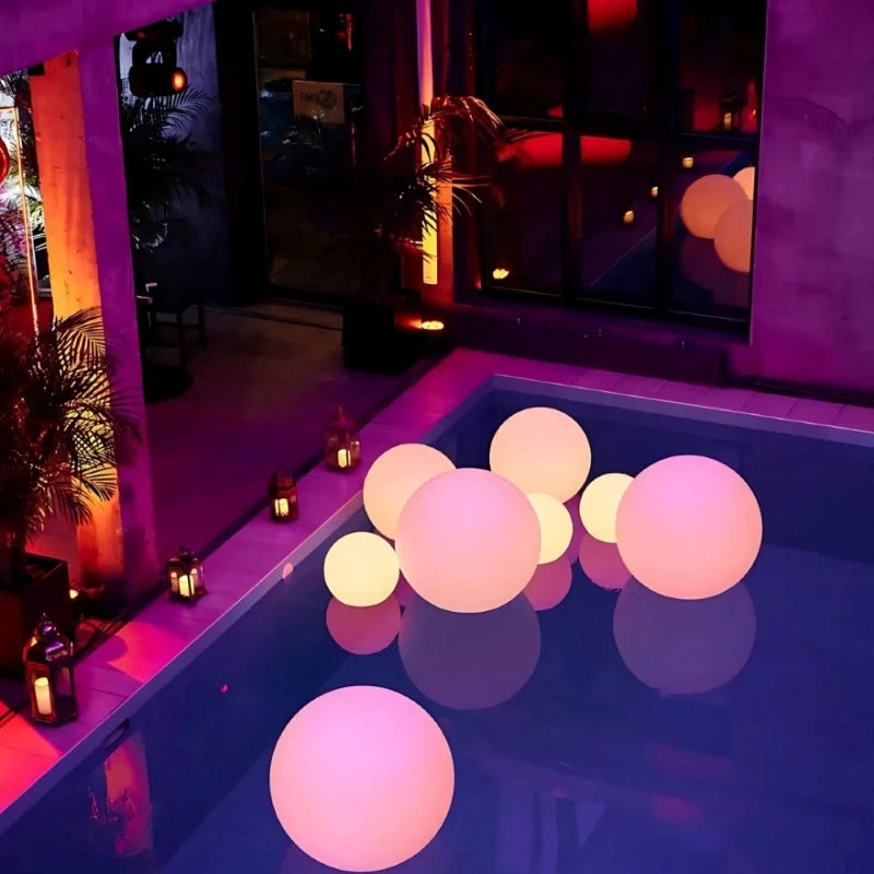 Moon Color-Changing Spherical Outdoor Garden Light