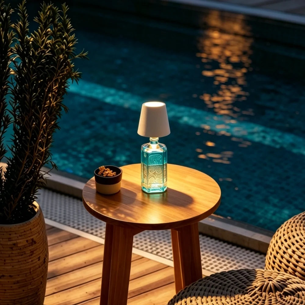 Art Rechargeable Bottle Lamp Light