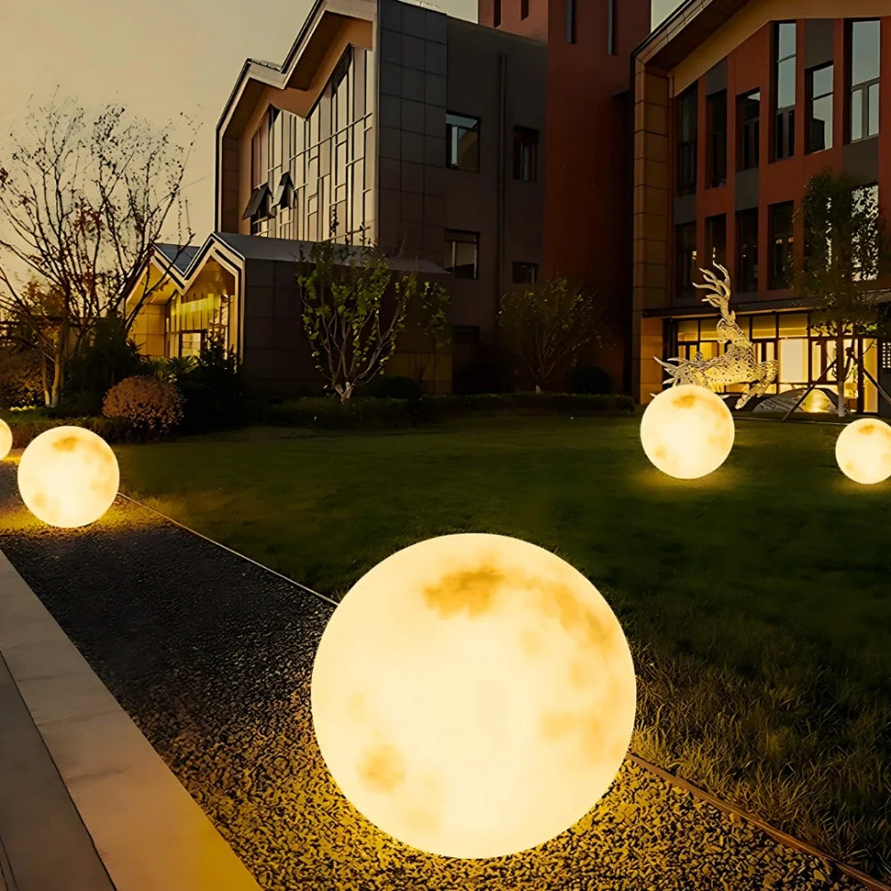 Moon Garden Solar, USB Rechargeable Light