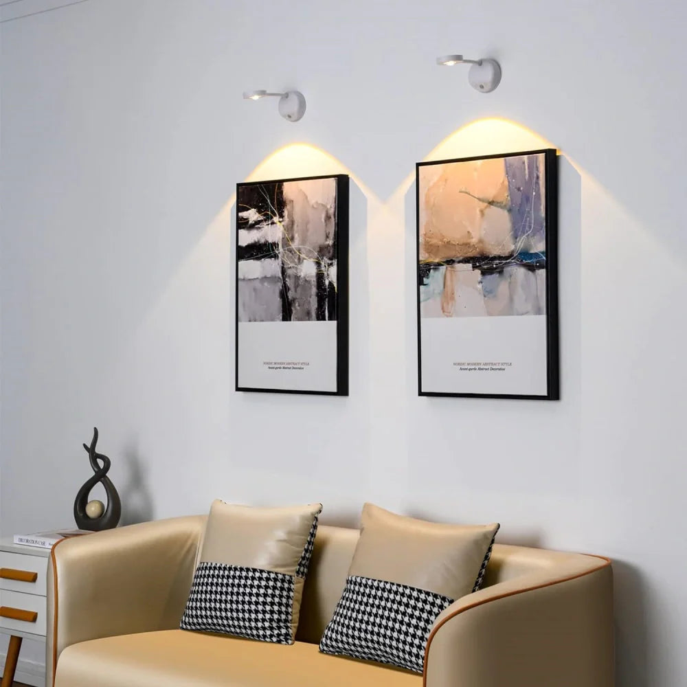 Rotating 360-Degree Motion-Sensor Spotlight