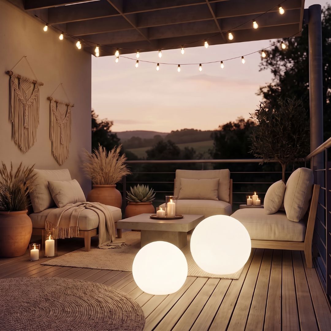 Solar Outdoor Waterproof Globe Light