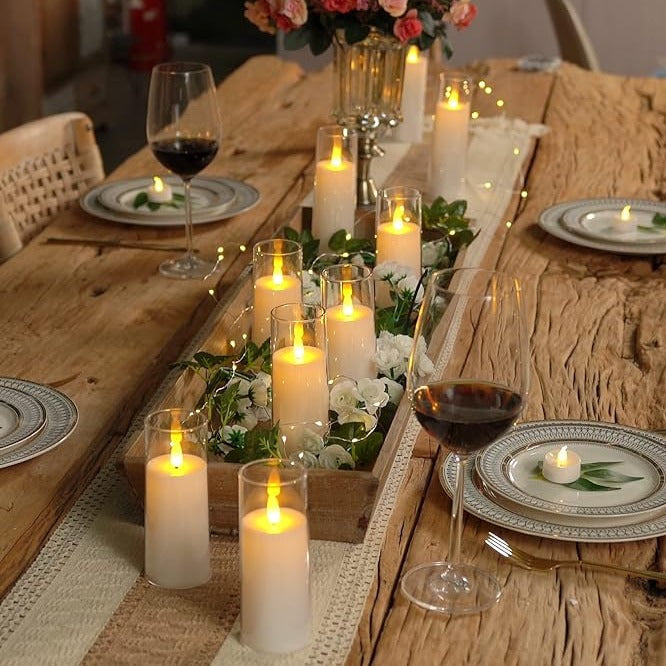 9-Piece Remote Control Flameless Candle Set