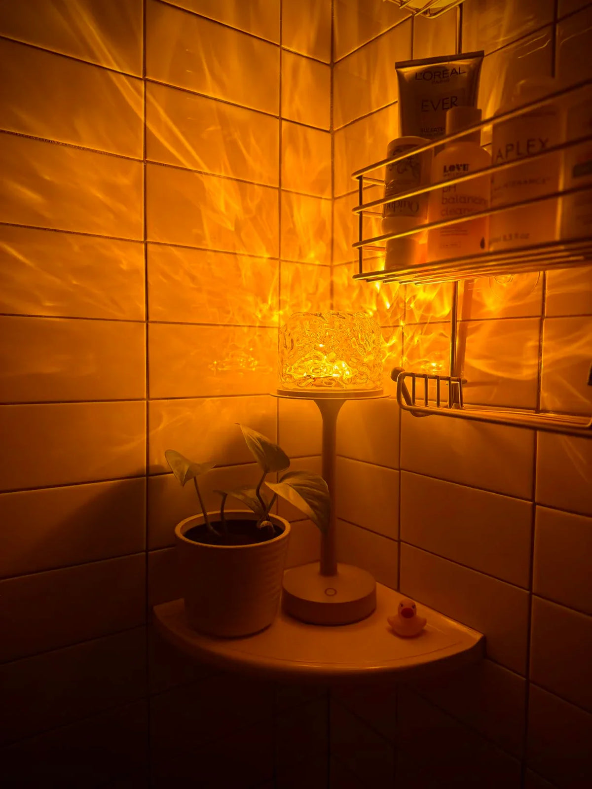 Wireless Aurora-Effect Night Light and Table Lamp