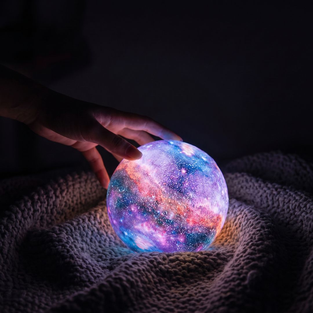Galaxy Colorful 3d Printing Moon Lamp