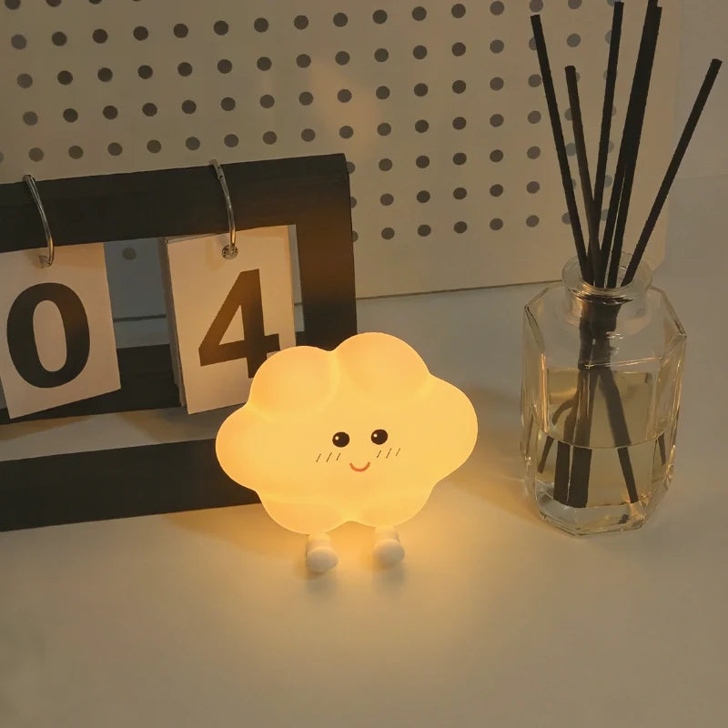 Rechargeable Moon, Star, and Cloud Night Light, Kids Room
