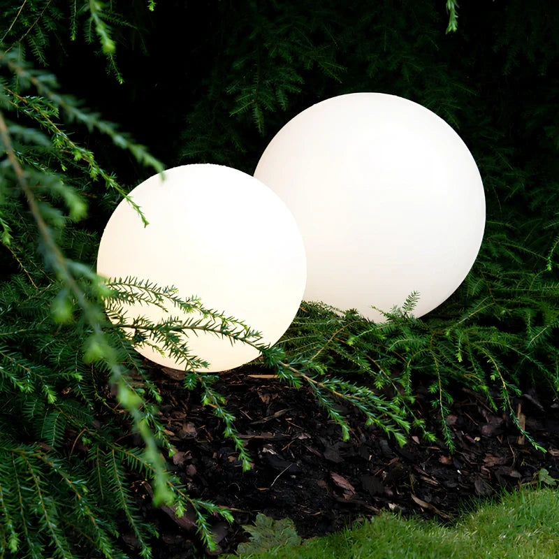 Moon Color-Changing Spherical Outdoor Garden Light