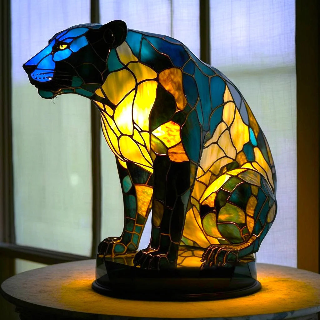 Animal Stained Glass Lamp