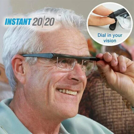 Adjustable-Focus Dial Reading Glasses