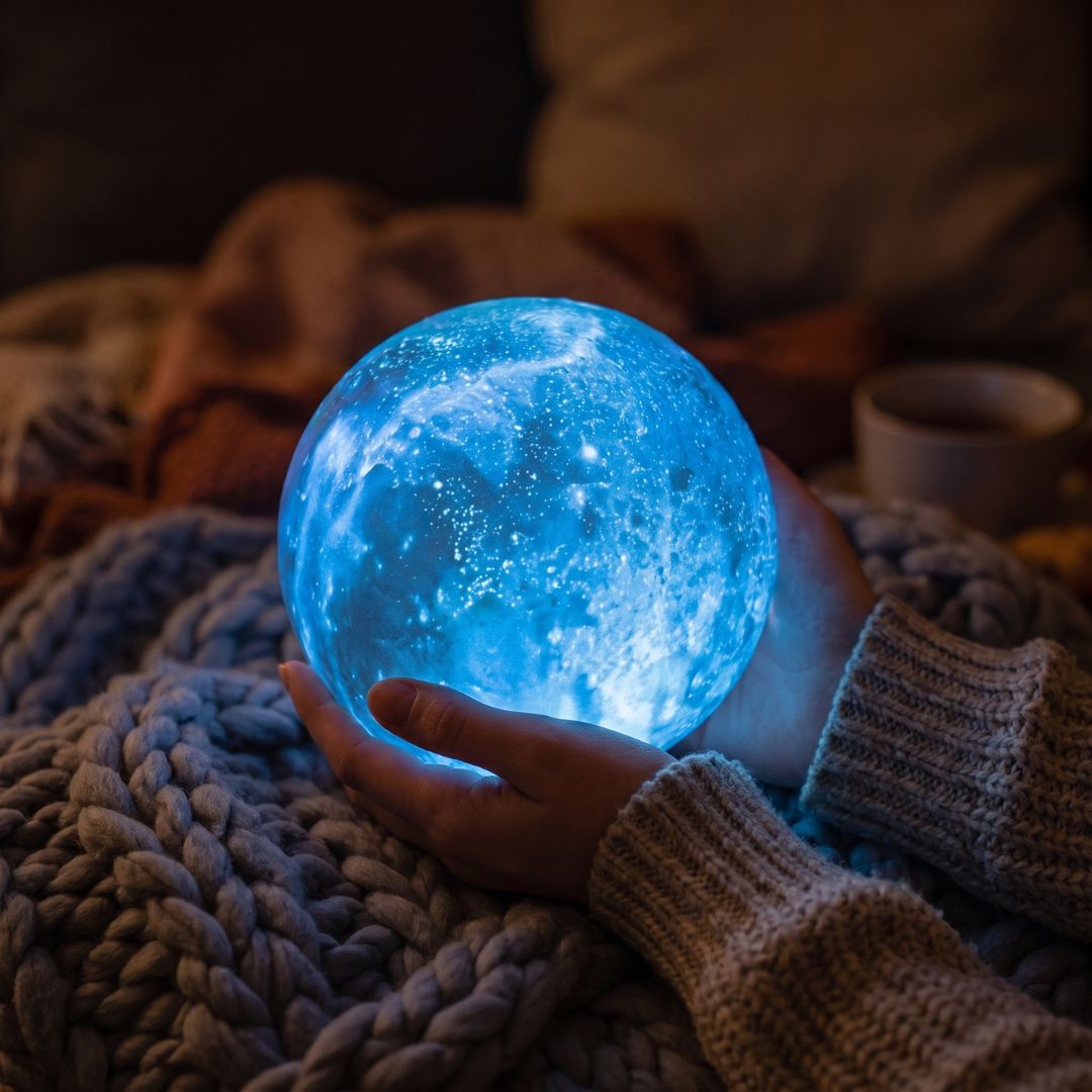 Galaxy Colorful 3d Printing Moon Lamp