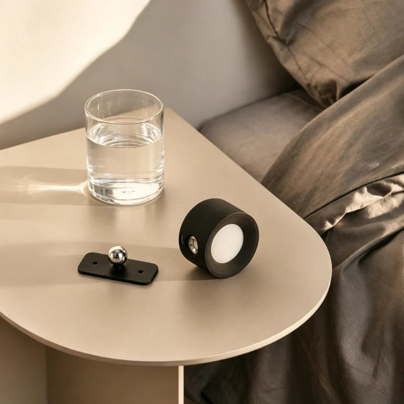 Cordless Rotating LED Wall Lamp