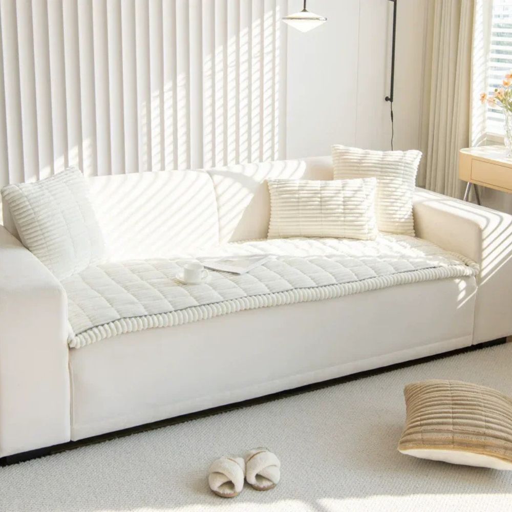Thick Flannel Non-Slip Sofa Slipcover